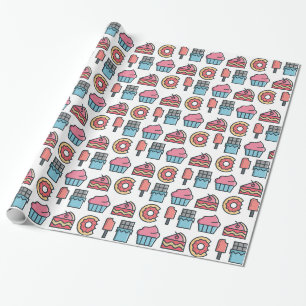 Papier Cadeau Cute Cakes and Desserts