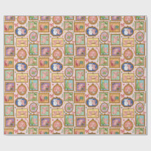 Cute Christmas coquette axolotl wrapping paper 