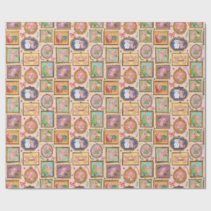 Papier Cadeau Cute Christmas coquette axolotl wrapping paper