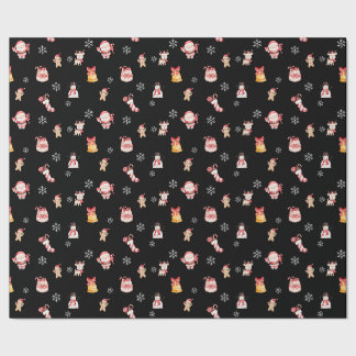 Papier Cadeau Cute Christmas Wrapping Paper