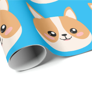 Papier Cadeau Cute Corgi