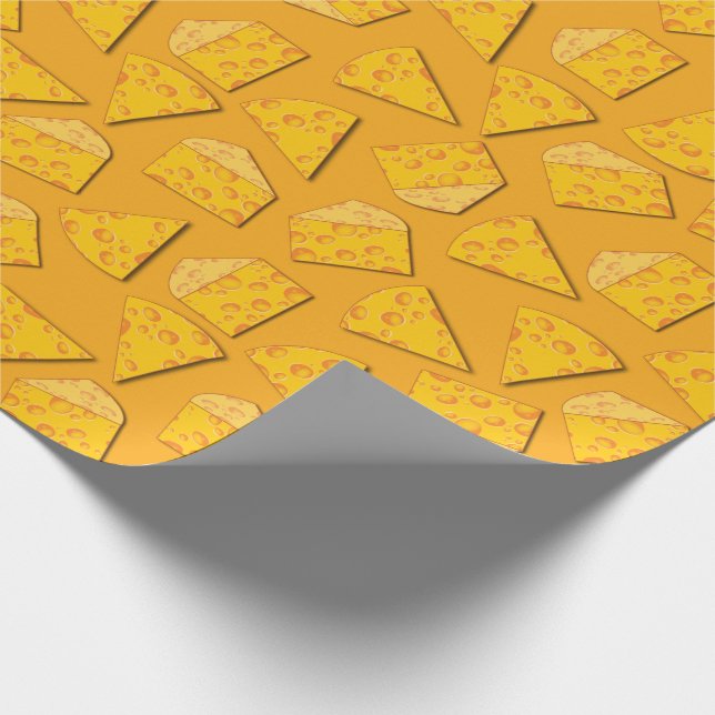 Papier Cadeau Cute Fromage Wedge Enfants 1er anniversaire fête (Coin)