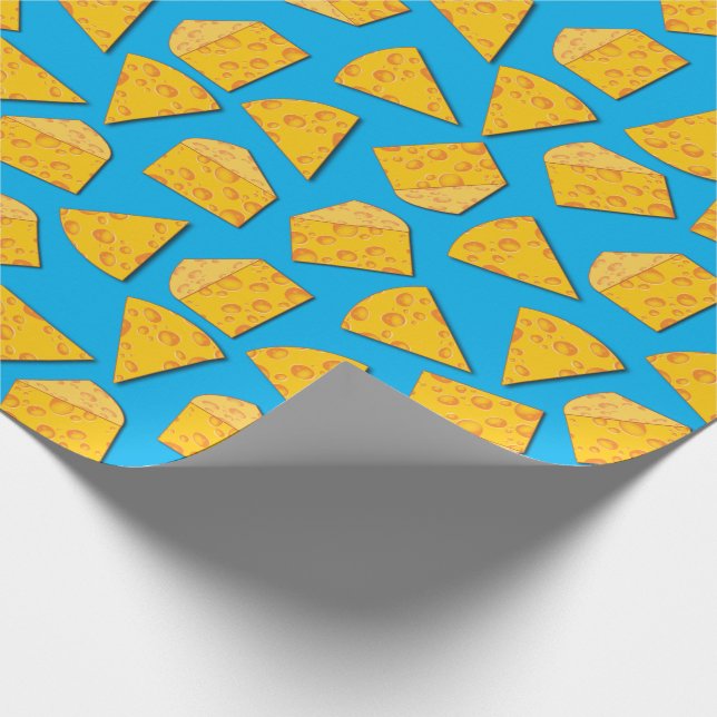 Papier Cadeau Cute Fromage Wedge Enfants 1er anniversaire fête (Coin)