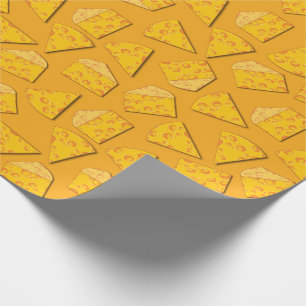 Papier Cadeau Cute Fromage Wedge Enfants 1ère fête d'anniversa