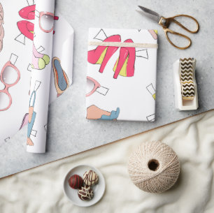 Papier Cadeau Cute Girl Diva Glam Chic Mode