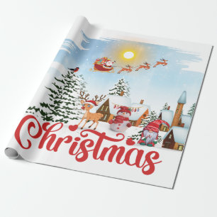 Papier Cadeau Cute Gnome