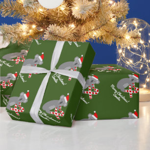 Papier Cadeau Cute koala ours sucre de canne Noël tropical