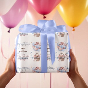 Papier Cadeau Cute ours en peluche et Baby shower sur mesure Bal