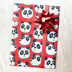 Papier Cadeau Cute ours Panda