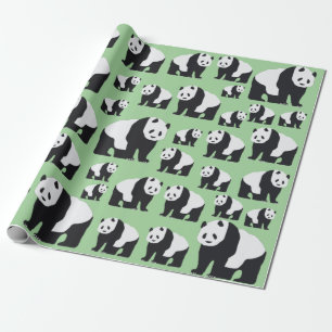 Papier Cadeau Cute Panda Motif ours