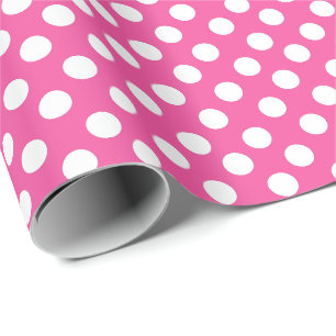 Papier Cadeau Cute Polka Dot Motif sans couture sur Arrière - pl