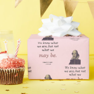 Papier Cadeau Cute Shakespeare Inspiration Vintage Graduation