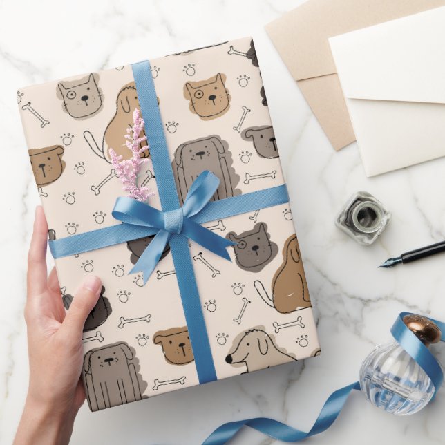 Papier Cadeau Cutenie Canine de Dessin Animé (Cadeaux)