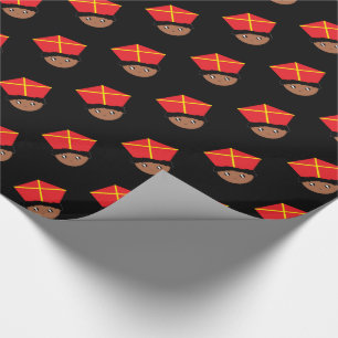 Papier Cadeau Cutieful badine la mitre Zwarte Piet de
