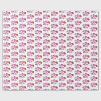 Papier Cadeau Dahlias Éblouissants Personnalisés 
