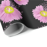 Daisy Pink Breast Cancer Survivor Ribbons