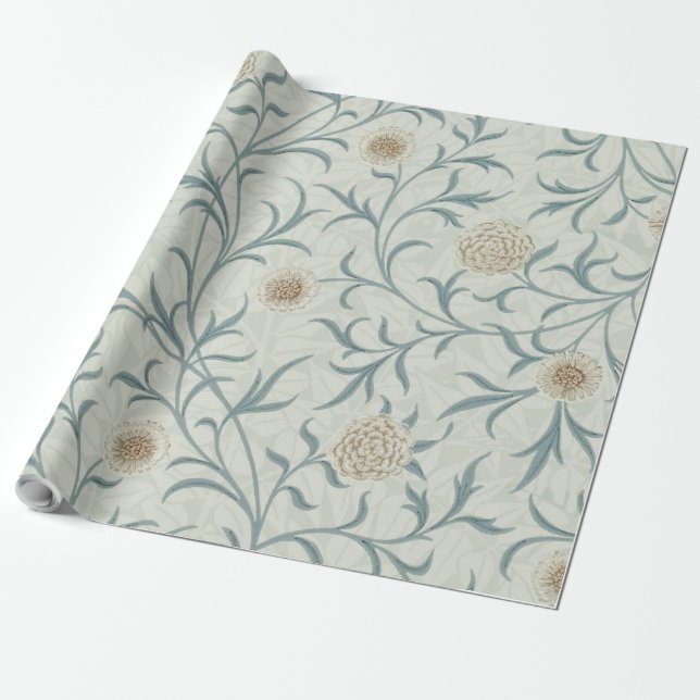 Papier Cadeau Daisy, William Morris (Déroulé)