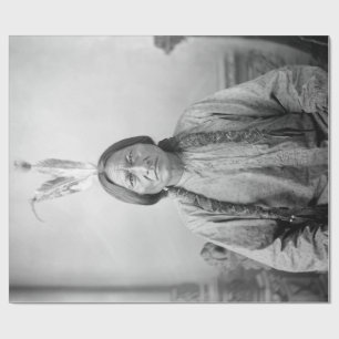 Papier Cadeau Dakota Leader assis Bull Amérindien