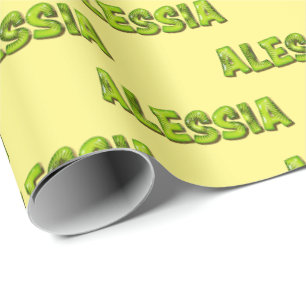 Papier cadeau d'Alessia Kiwi Fruit