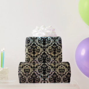 Papier Cadeau Damassé élégante brillante de Halleesham grande