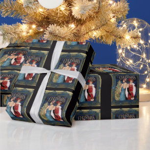 Papier Cadeau Dames art de Noël des années 1930