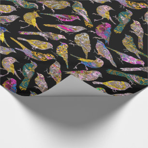 Papier Cadeau Dancing Birds at knight24 Motif Glossy