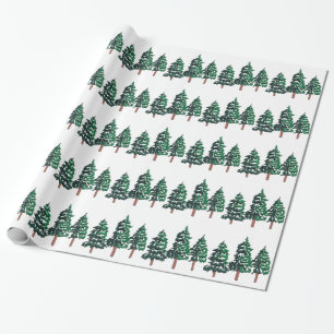 PAPIER CADEAU DANS LA FORÊT