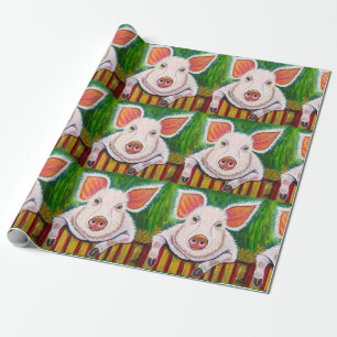 Papier Cadeau Dans le stylo de porc