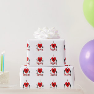 Papier Cadeau Danse I Heart Tap