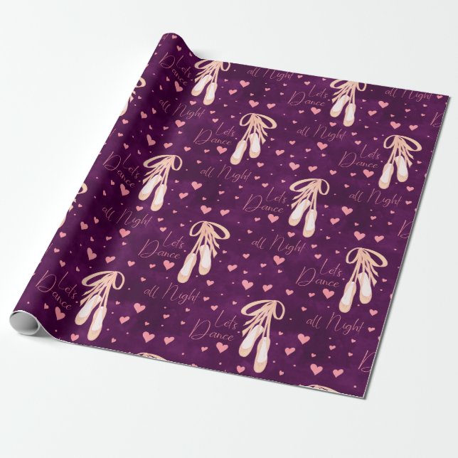 Papier Cadeau Danse toute la nuit (Déroulé)