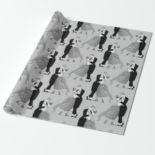 Papier Cadeau Danseur des années 1920