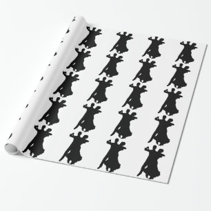 PAPIER CADEAU DANSEURS DE SALLE DE BAL