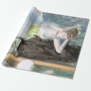 Papier Cadeau Danseuse dans sa loge d'Edgar Degas