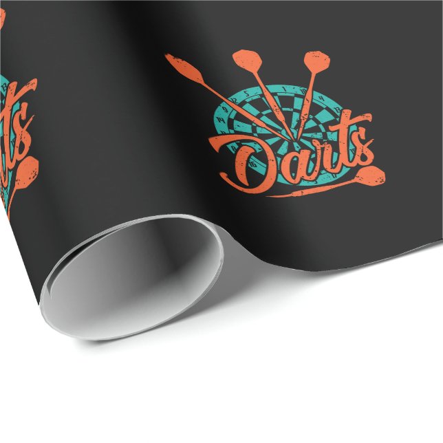 Papier Cadeau Dart (Coin rond)