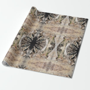 Papier Cadeau Date Palm Tree Trunk Texture Fermer Photo Image