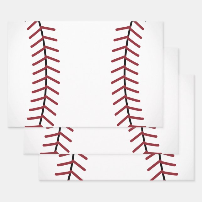 Papier cadeau de baseball (Lot)