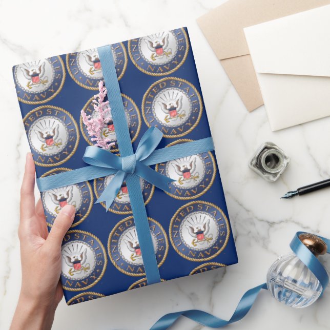 Papier cadeau de la marine américaine (Cadeaux)