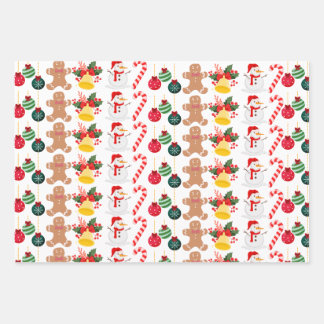 Papier cadeau de Noël