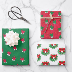 papier cadeau de Noël ASL