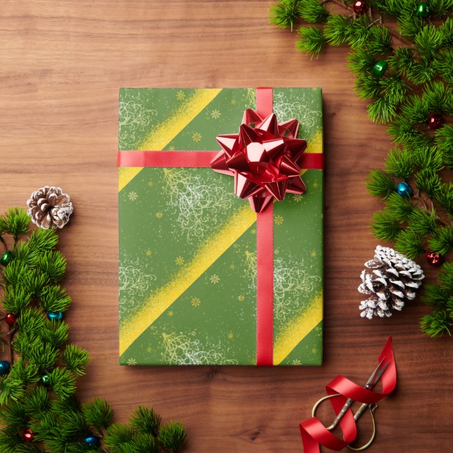 Papier cadeau de Noël chatoyant (Cadeau de vacances)