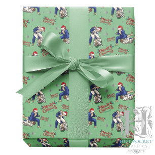 Papier Cadeau de Noël Jiu Jitsu