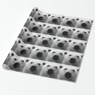 Papier cadeau de Noël Ours polaire