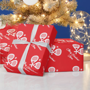 Papier cadeau de Noël personnalisé pour le sport d
