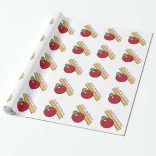 Papier Cadeau De nouveau à l'école