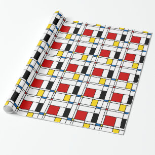 Papier Cadeau De Stijl Motif