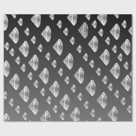 Papier Cadeau Déchets de diamants | Luxueux Mariage