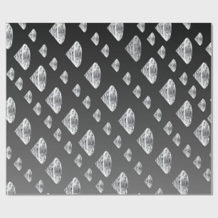 Papier Cadeau Déchets de diamants   Luxueux Mariage