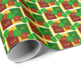 Papier cadeau "Deck the Halls"