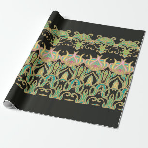 Papier Cadeau Décor d'art incomparable de style Art Nouveau