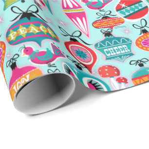 Papier Cadeau Décor moderne du milieu du siècle